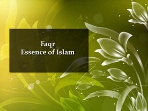 Faqr, Essence of Islam, Sultan